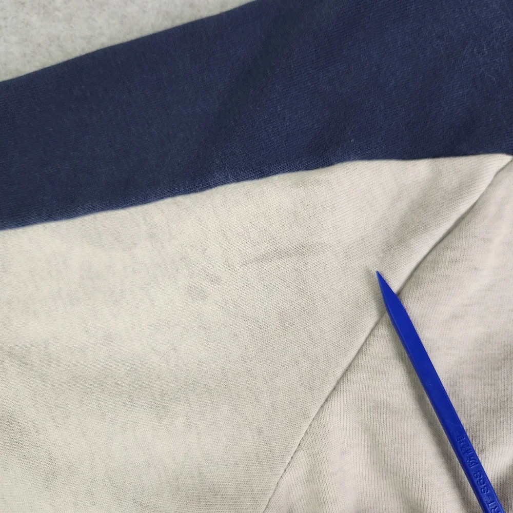 Nike Hoodie Mens L‎ Blue Dri-FIT Colorblock Standard Fit Swoosh Logo Sweatshirt